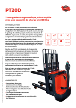 Ergonomic trans-stacker with additional lift 2000 kg