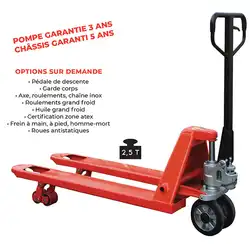 Premium quick lift manual pallet truck 2500 kg