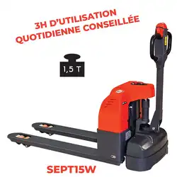 Electric pallet truck 1500 kg
