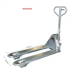 Galvanized premium manual pallet truck 2500 kg