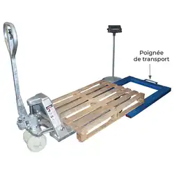 U-shape pallet weighing scale 1000 and 2000 kg